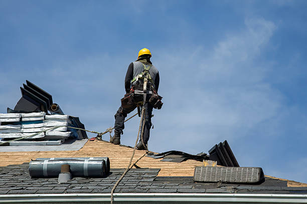 Professional Gutter Installation technician working in Gwynedd Valley, PA